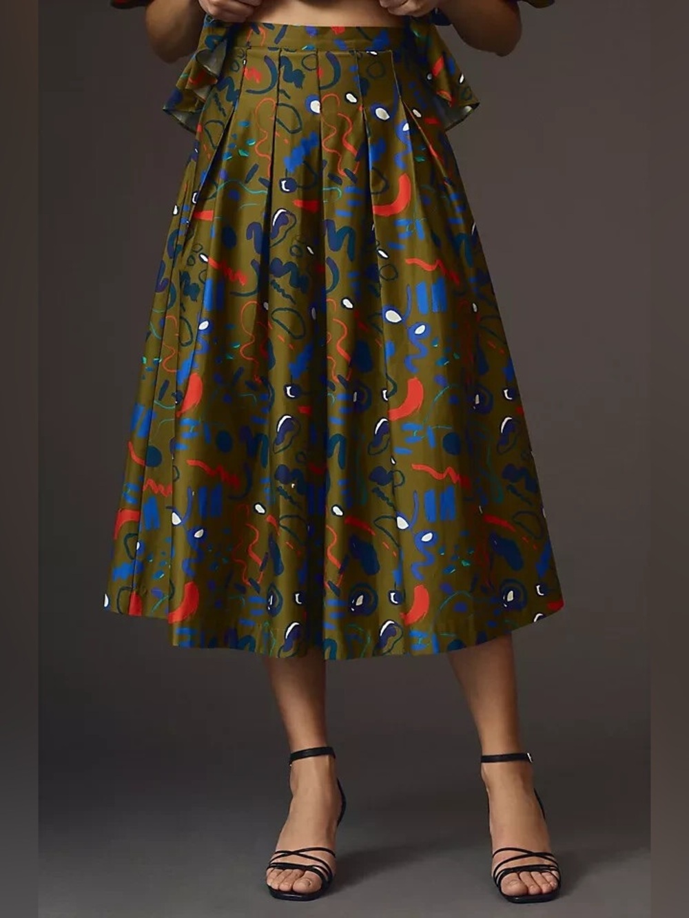 HUNTER BELL Alexis skirt in sage green